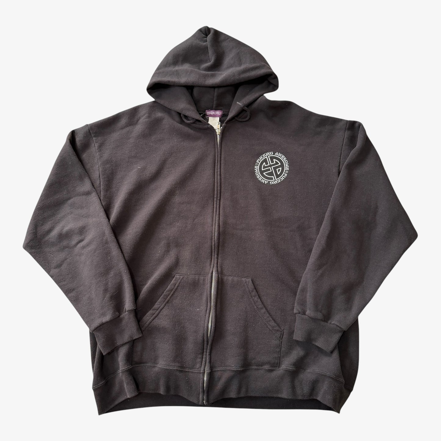 Fucking Awesome 2000s Zip Up Emblem Hoodie