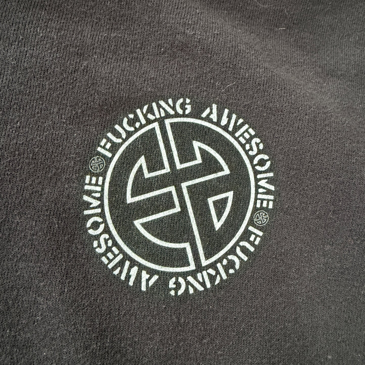Fucking Awesome 2000s Zip Up Emblem Hoodie