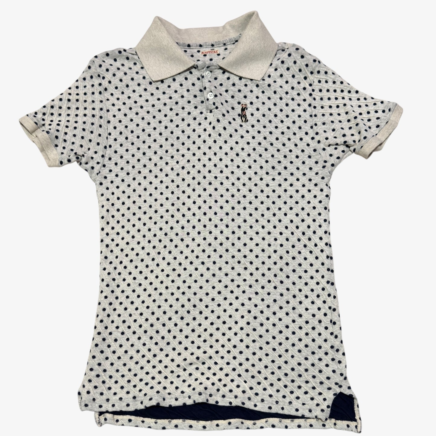 Kapital Scuba Polka Dot Polo Shirt
