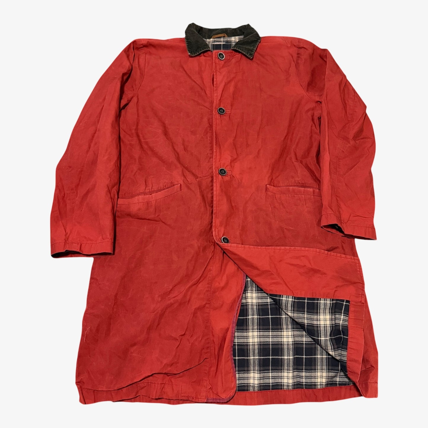 Kapital Waxed Cotton Trench Coat