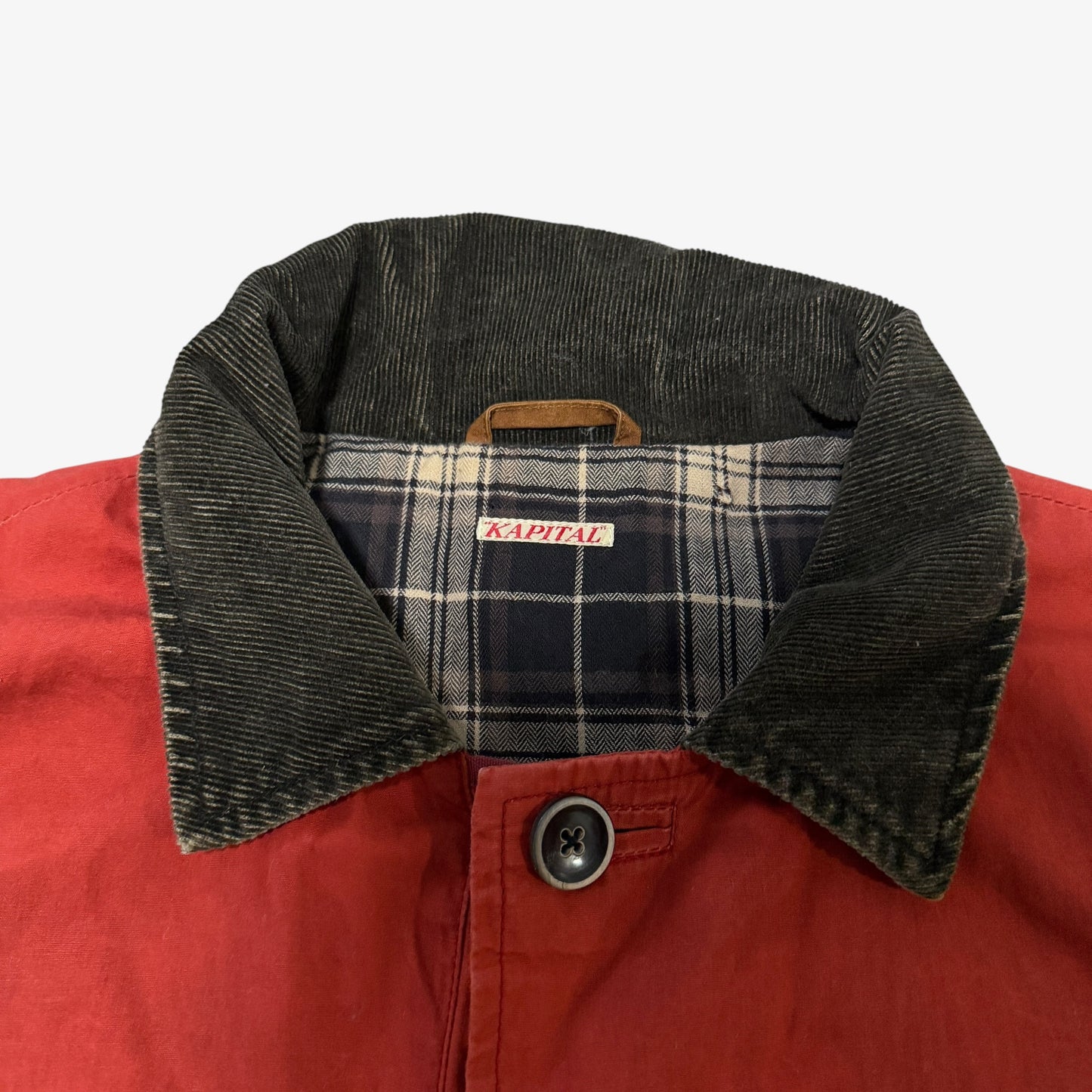 Kapital Waxed Cotton Trench Coat