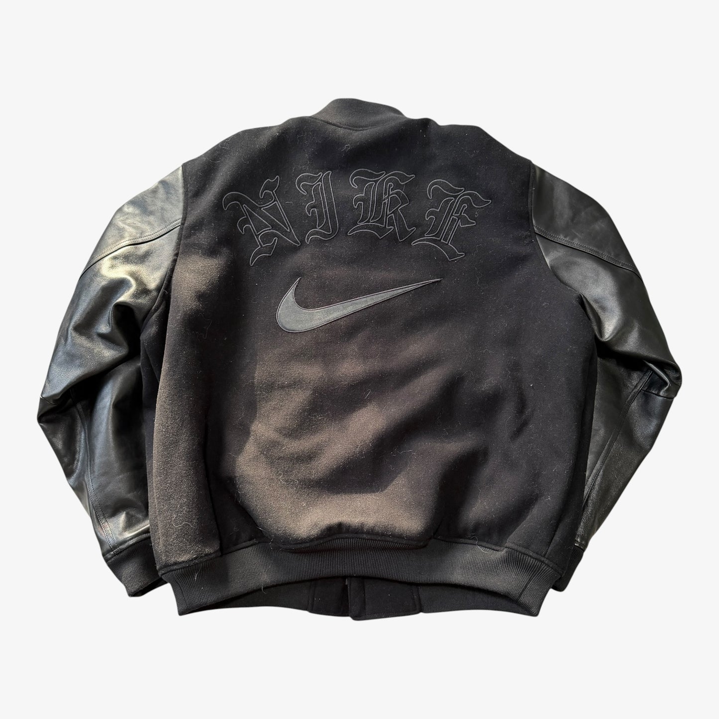 F&F Nike X Concepts NRG Destroyer Varsity Letterman Jacket