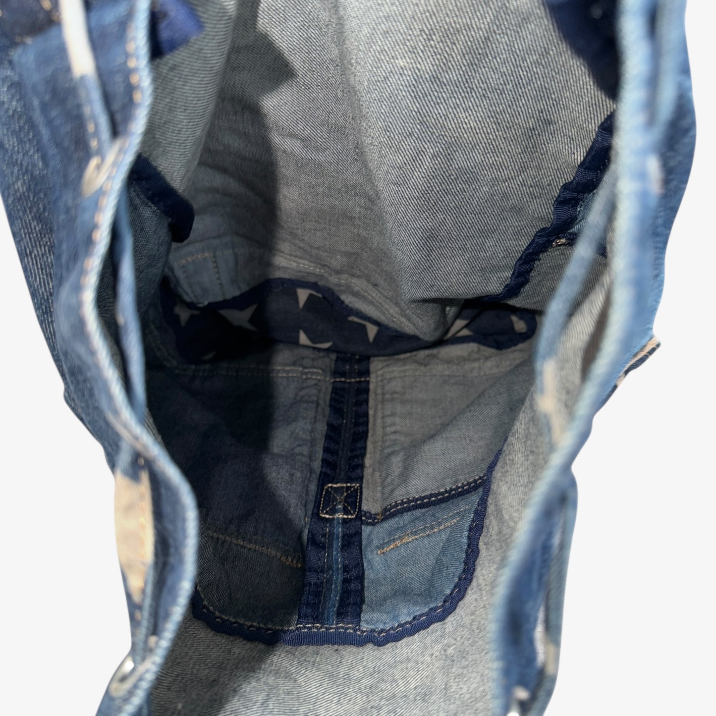 1990s Hysteric Glamour Star Denim Backpack