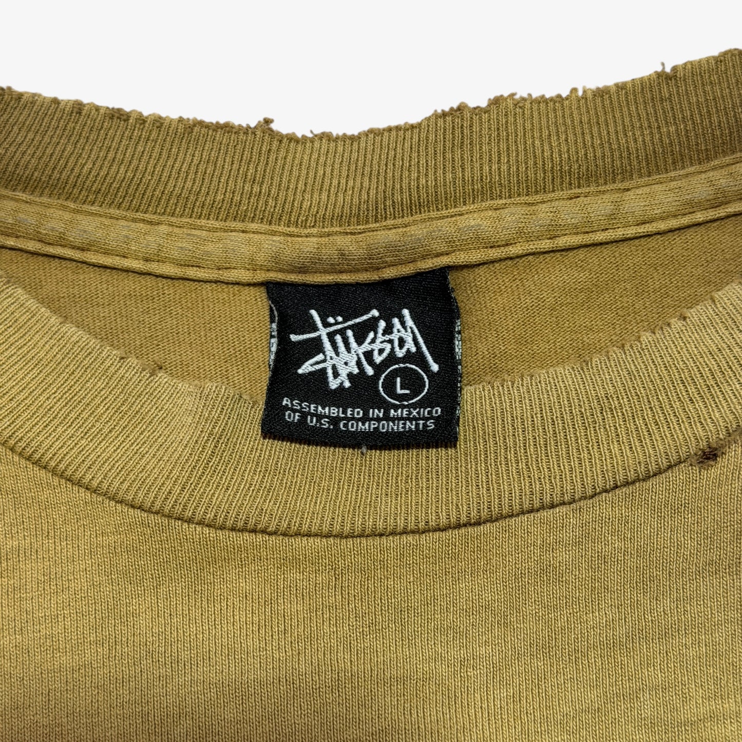 2000s Stussy “Bust Your Own Beat” Faded Tee