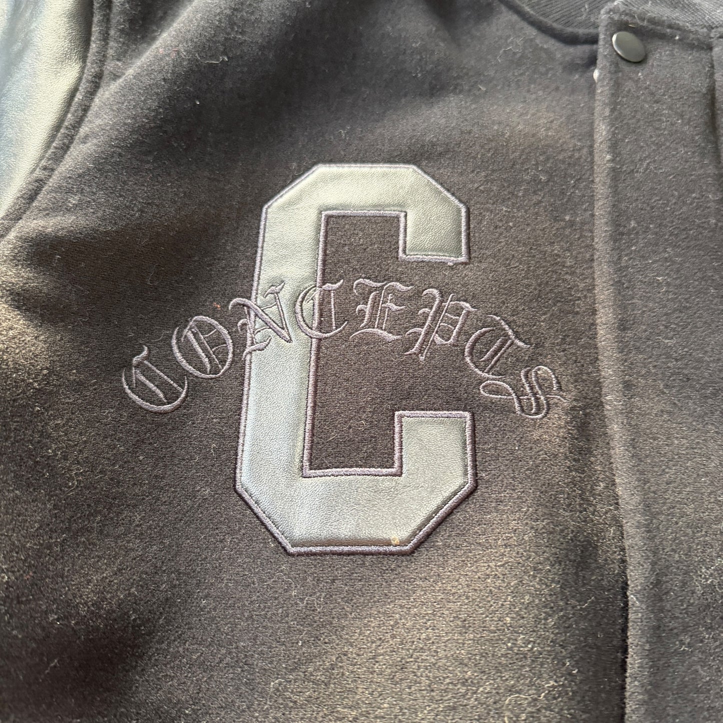 F&F Nike X Concepts NRG Destroyer Varsity Letterman Jacket