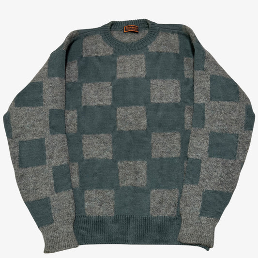 Yves Saint Laurent Wool Checkerboard Sweater