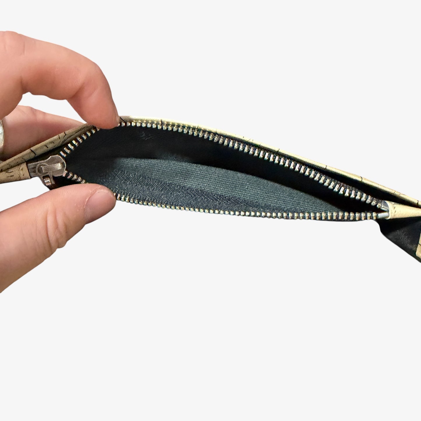 Jean Paul Gaultier Crocodile Wallet White/Cream Clutch Vintage