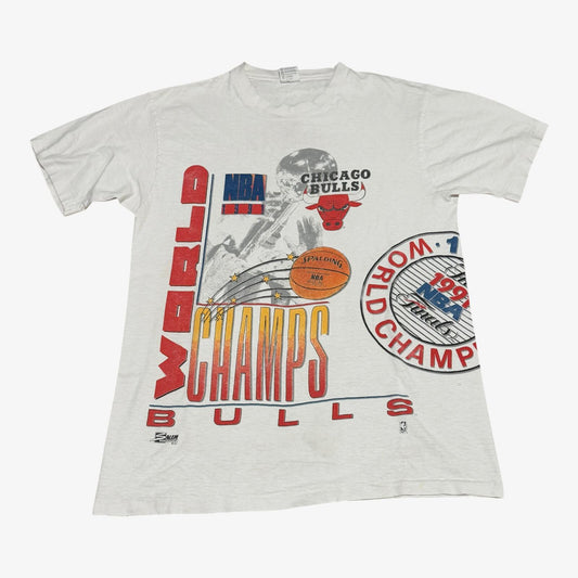 1991 Chicago Bulls Salem Sportswear AOP Championship Tee