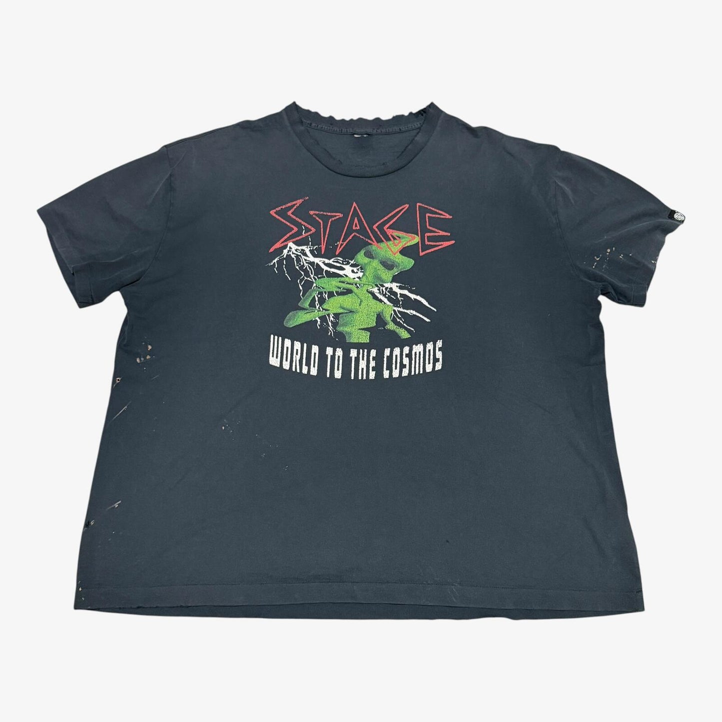 Vintage 90s Stage Alien T Shirt Faded and Distressed