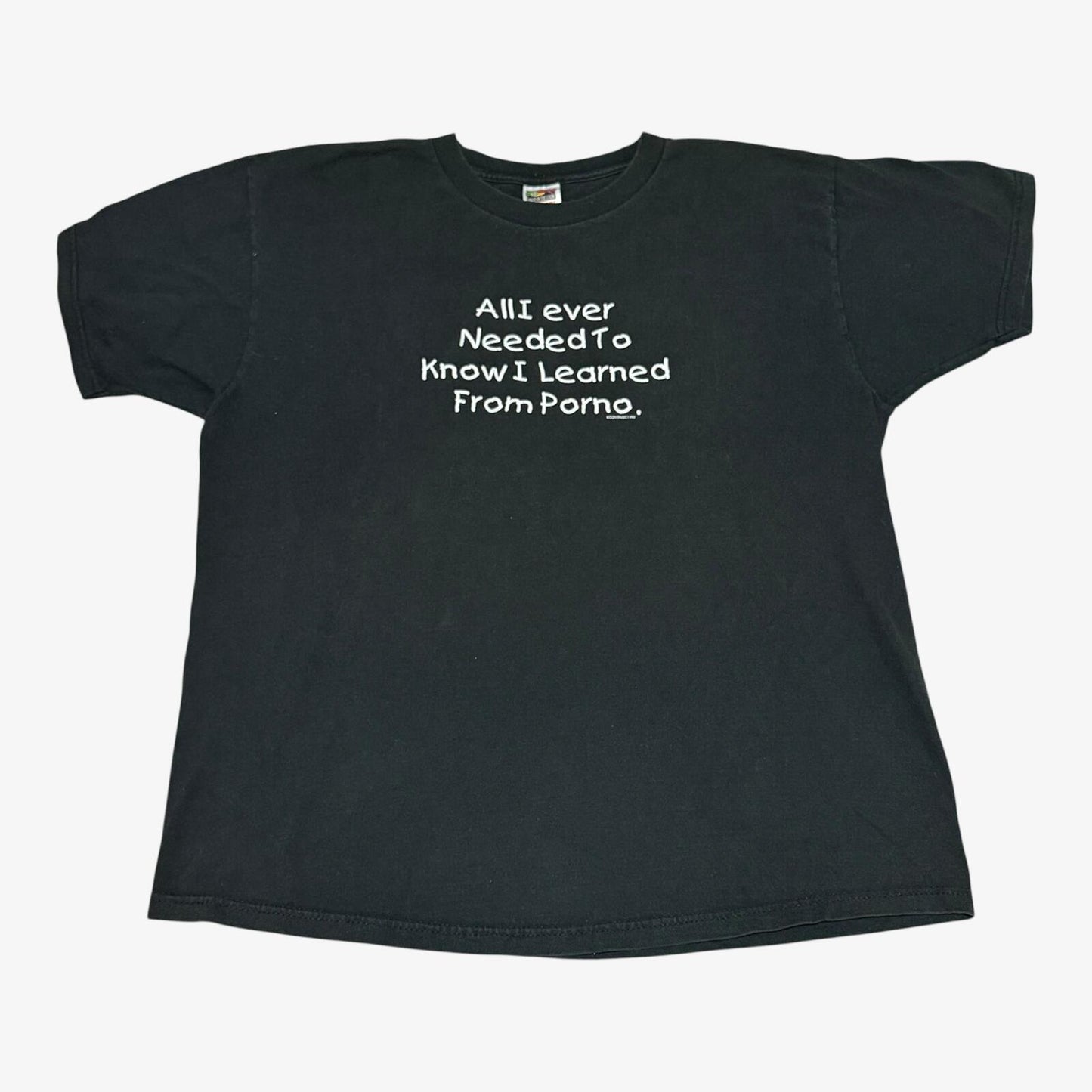 Vintage 1998 Dont Panic Porno Slogan Tee