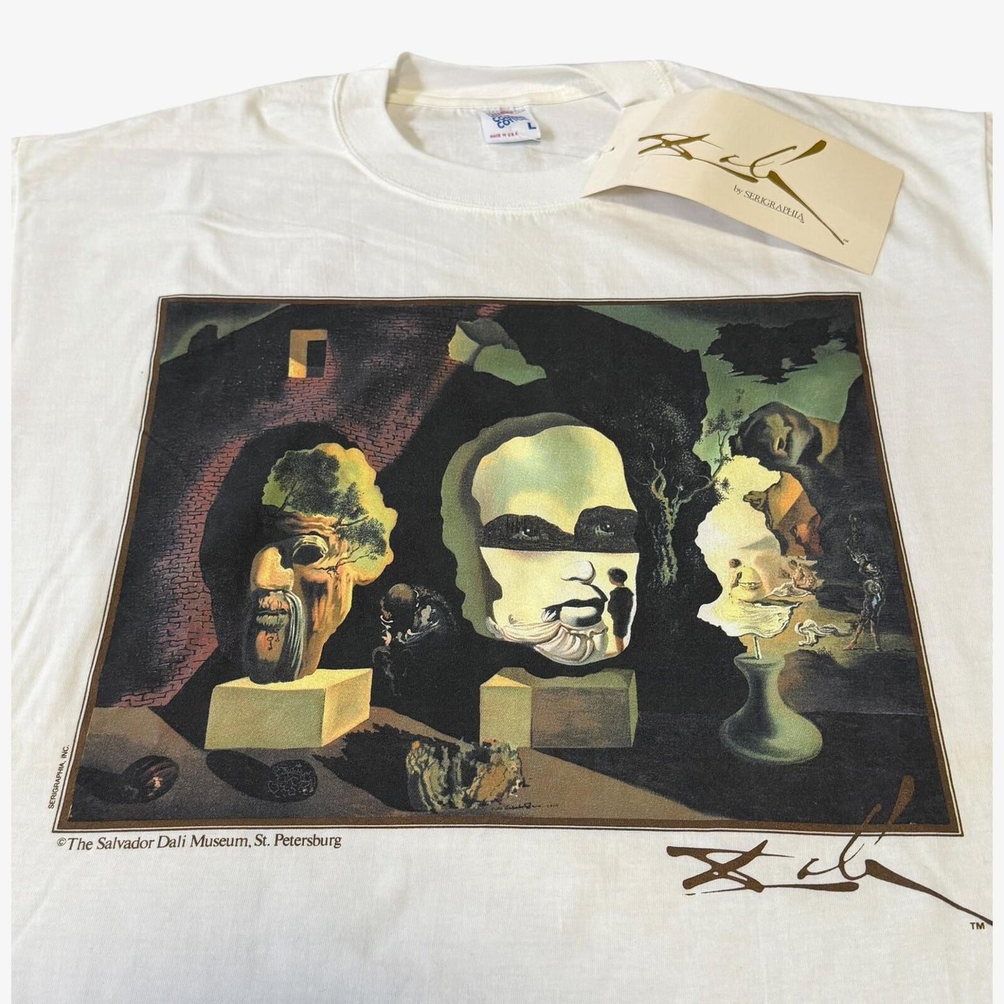 Vintage 90s Salvador Dali St Petersburg Art Museum Tee