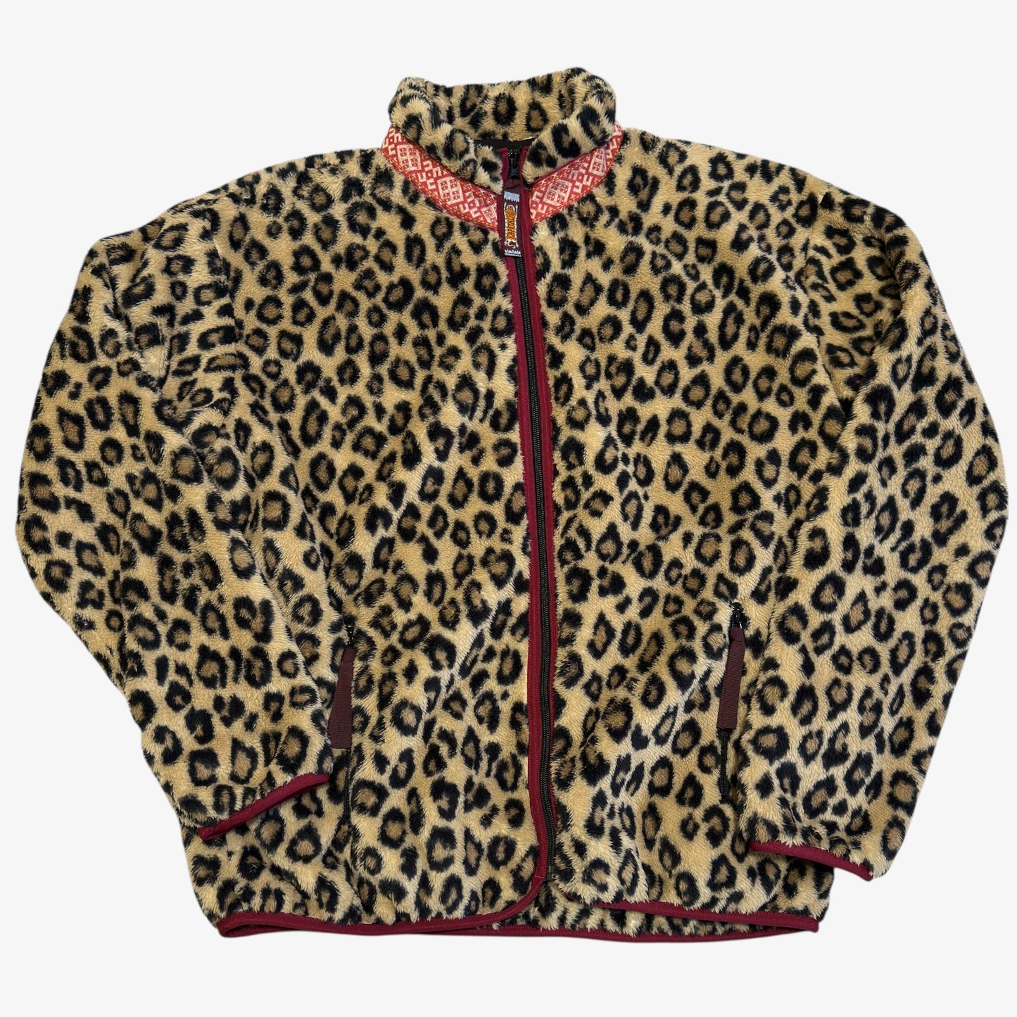 Kapital Leopard Full Zip Fleece