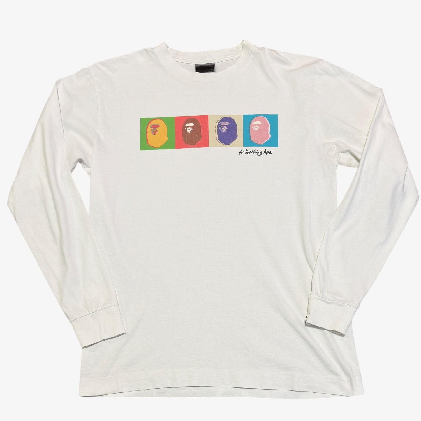 2000s Bape Pop Art Long Sleeve Tee