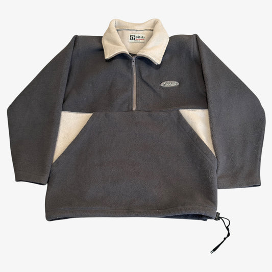Bitch Skateboards Quarter Zip Fleece Jacket