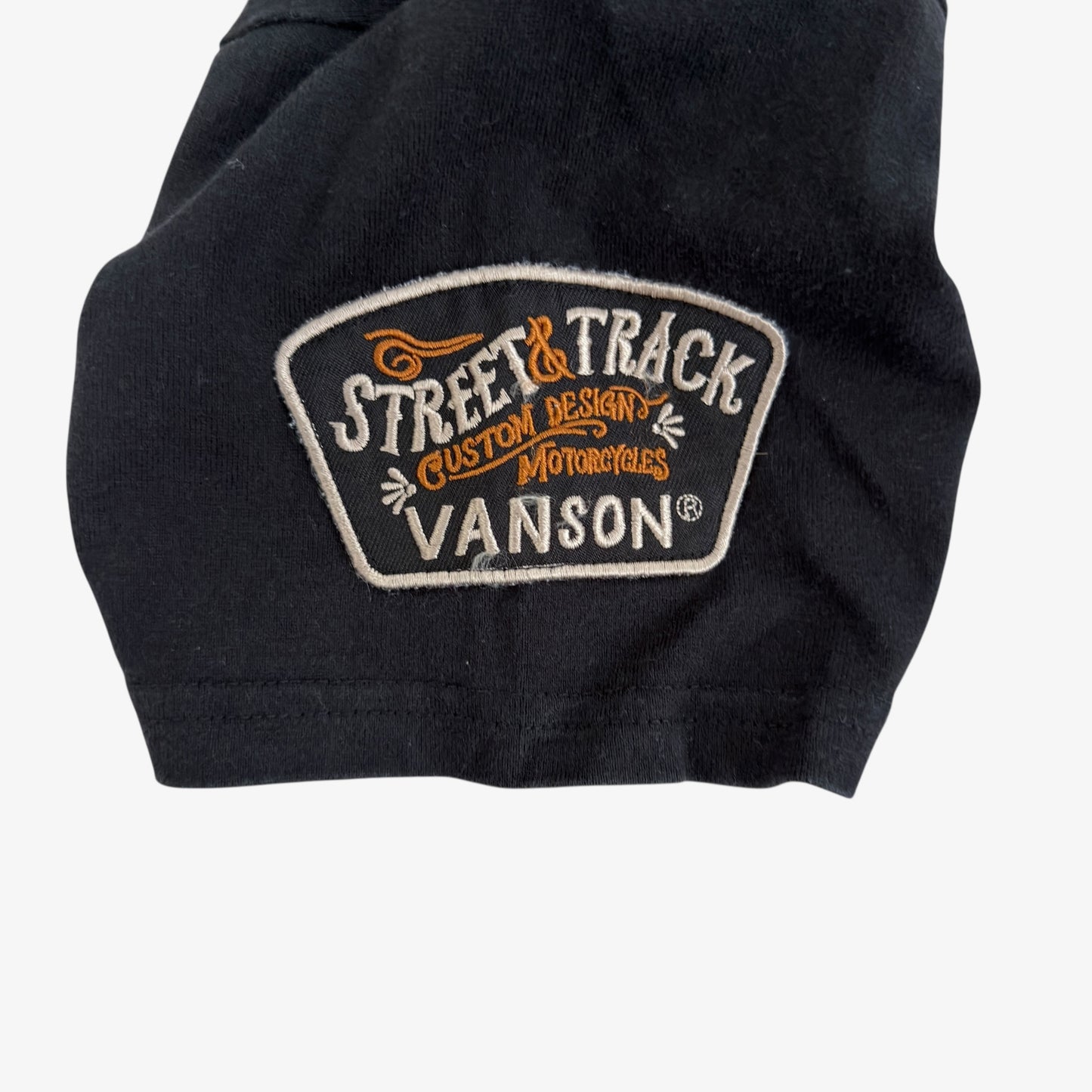 Vanson Leathers Eagle Embroidered Polo Shirt