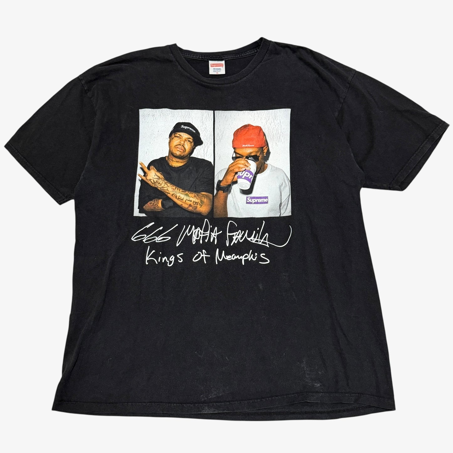 Supreme x Three 6 Mafia Photo Tee FW12
